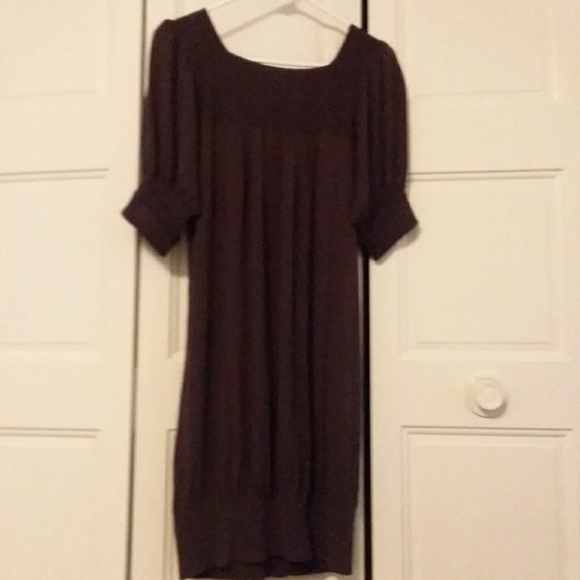 Brown midi dress - Picture 3 of 4